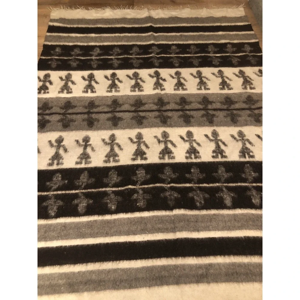 New Zealand 100% Wool Blanket/Rug/Throw Brown Colors (80